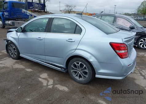 2017 Chevrolet Sonic Lt Auto z USA, uszkodzony, nr VIN 1G1JD5SB6H4128275